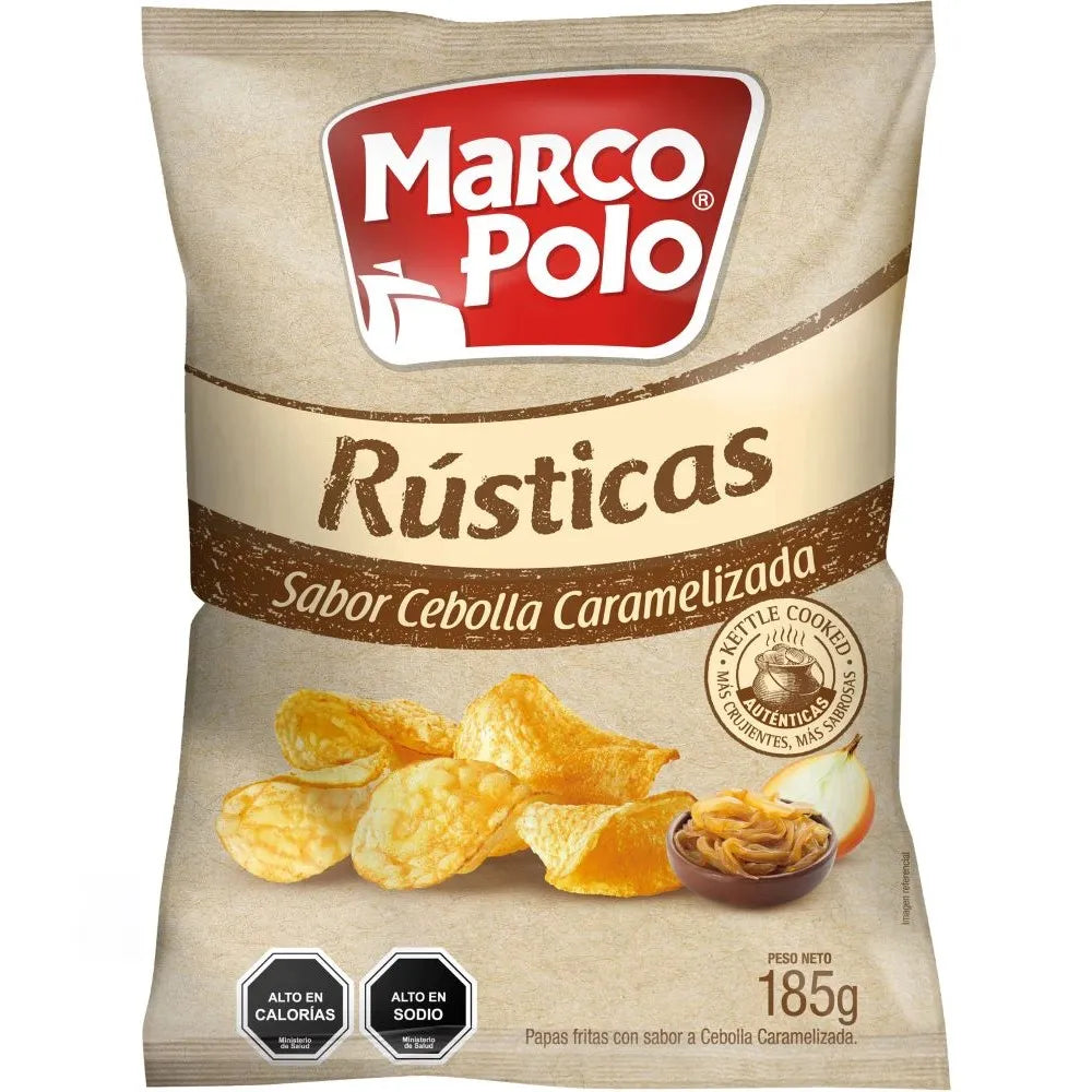 Rusticas Cebolla Caramelizada 185g