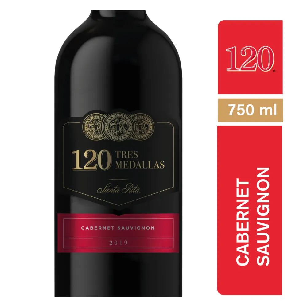 120 Tres Medallas Cabernet Sauvignon 700ml