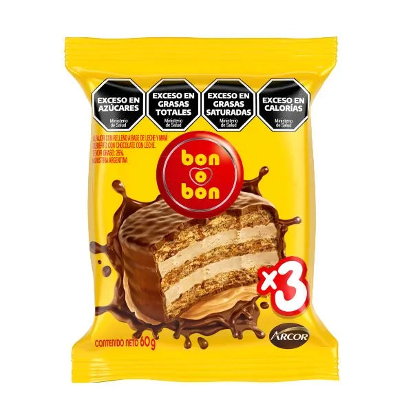 Bon o bon alfajor Triple capa