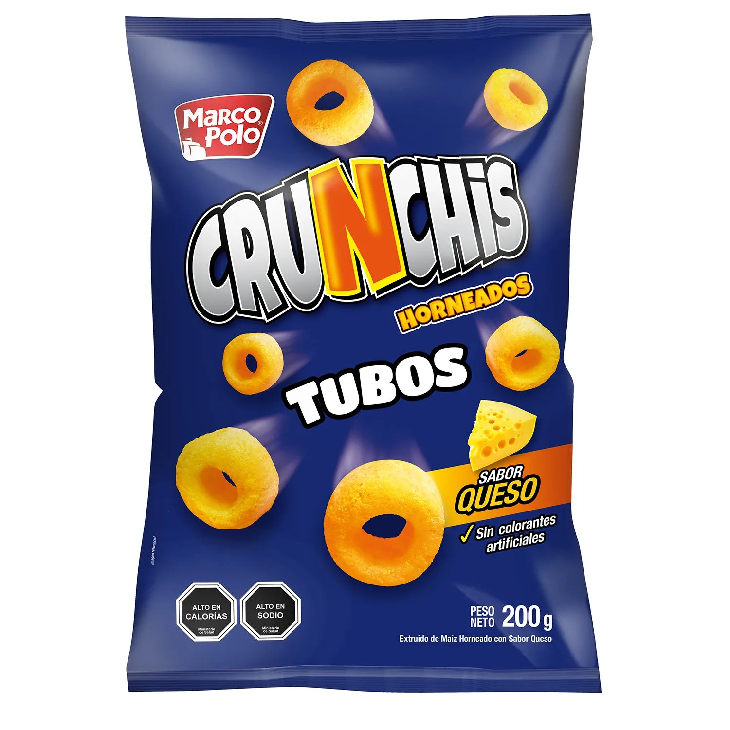 Crunchis Tubos Queso 200g