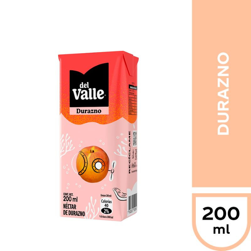 Del Valle Durazno 200ml