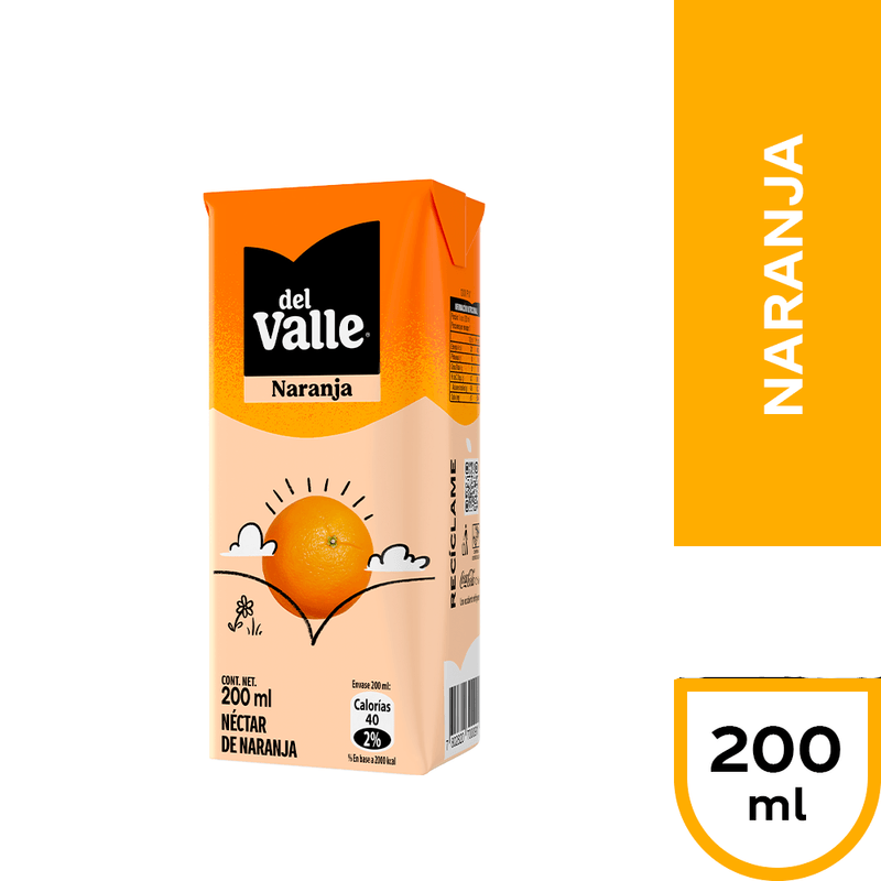Del Valle Naranja 200ml