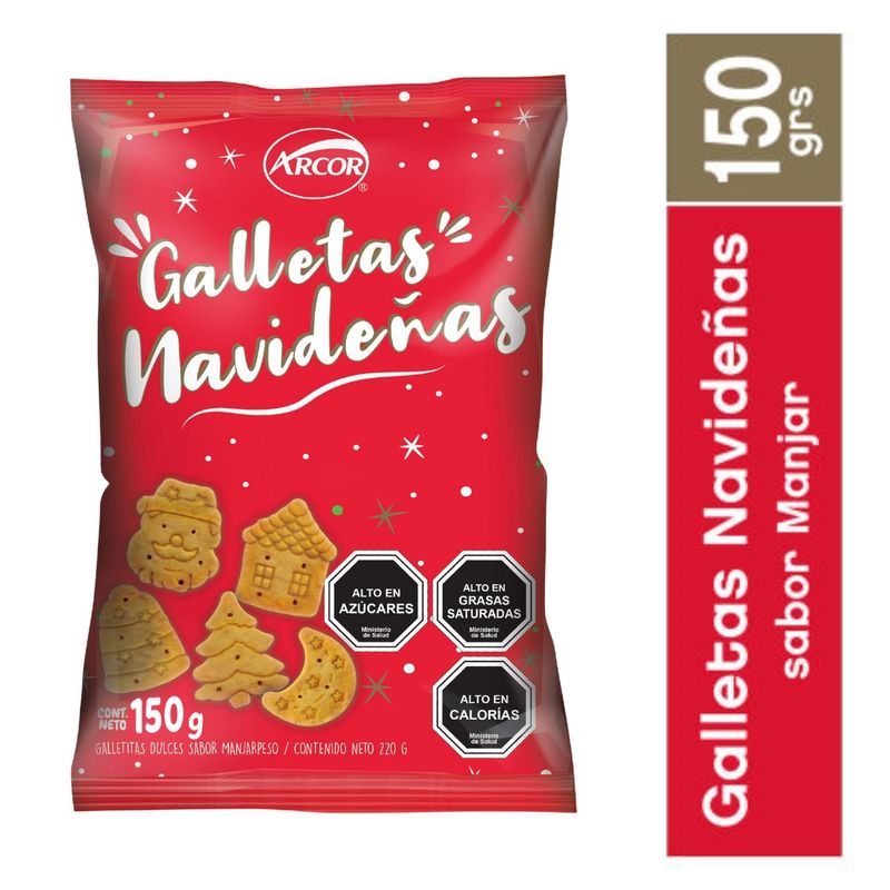 Galletas Navideñas Manjar 150g