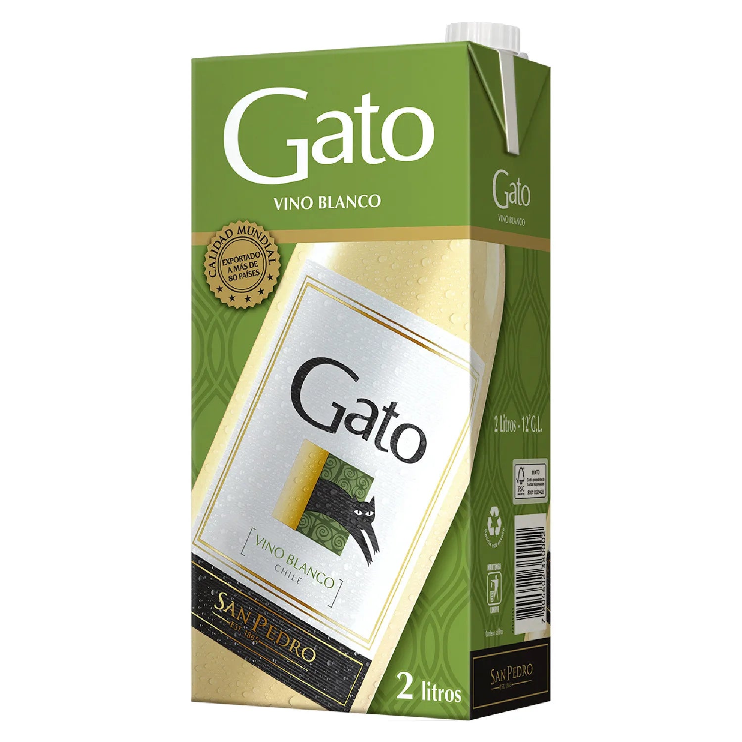 Gato Blanco caja 2L