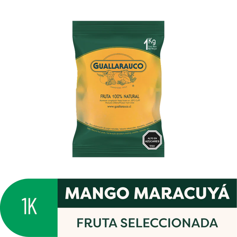 Guallarauco Maracuya Congelado 1Kg