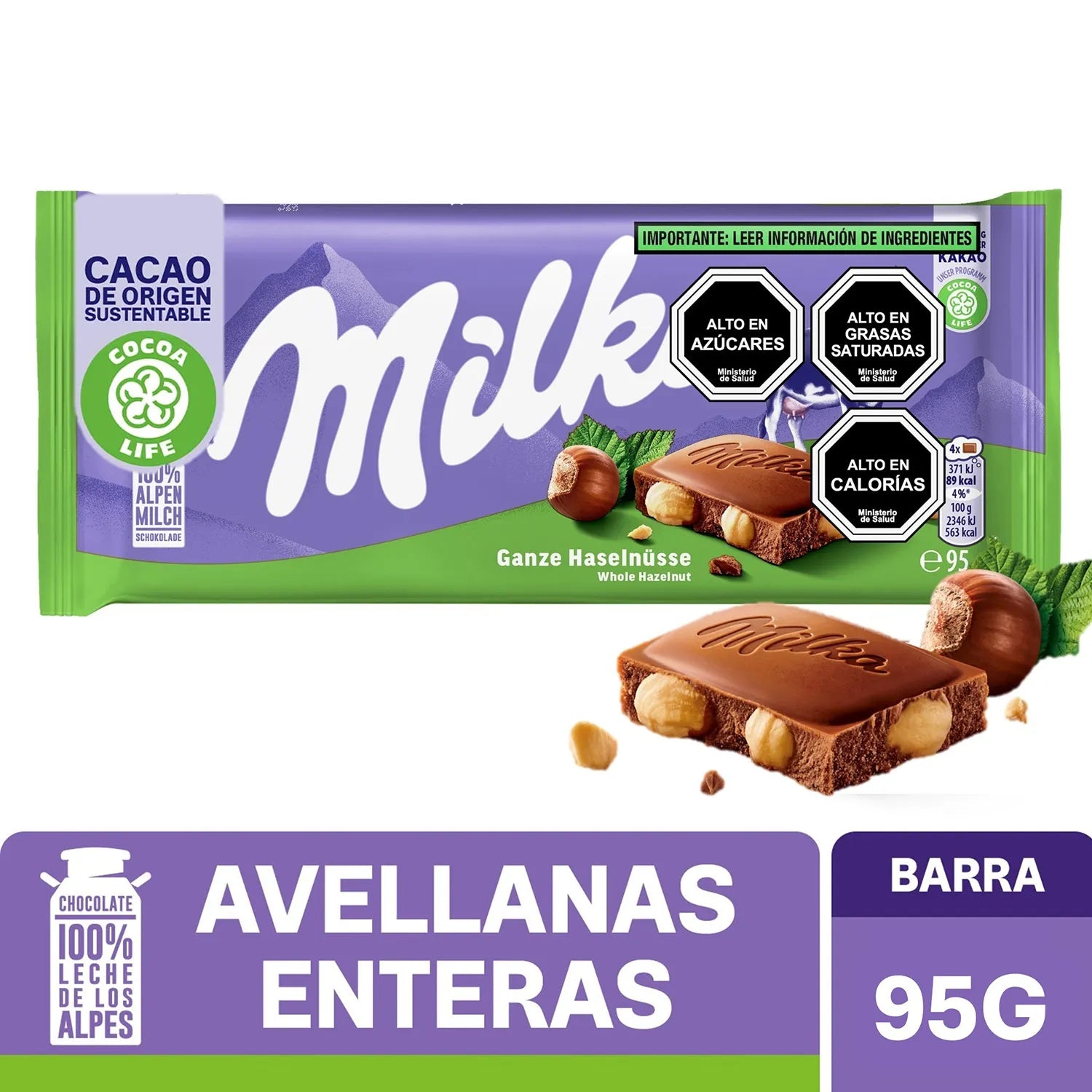 Milka Avellana 95g