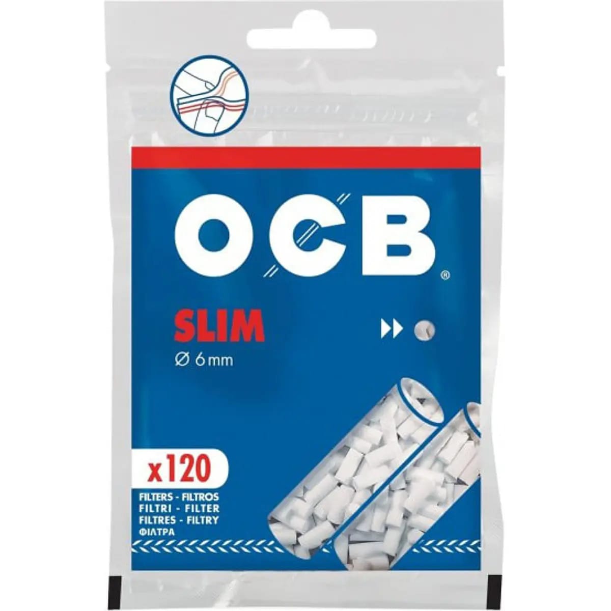 OCB Filtro 120u 6mm