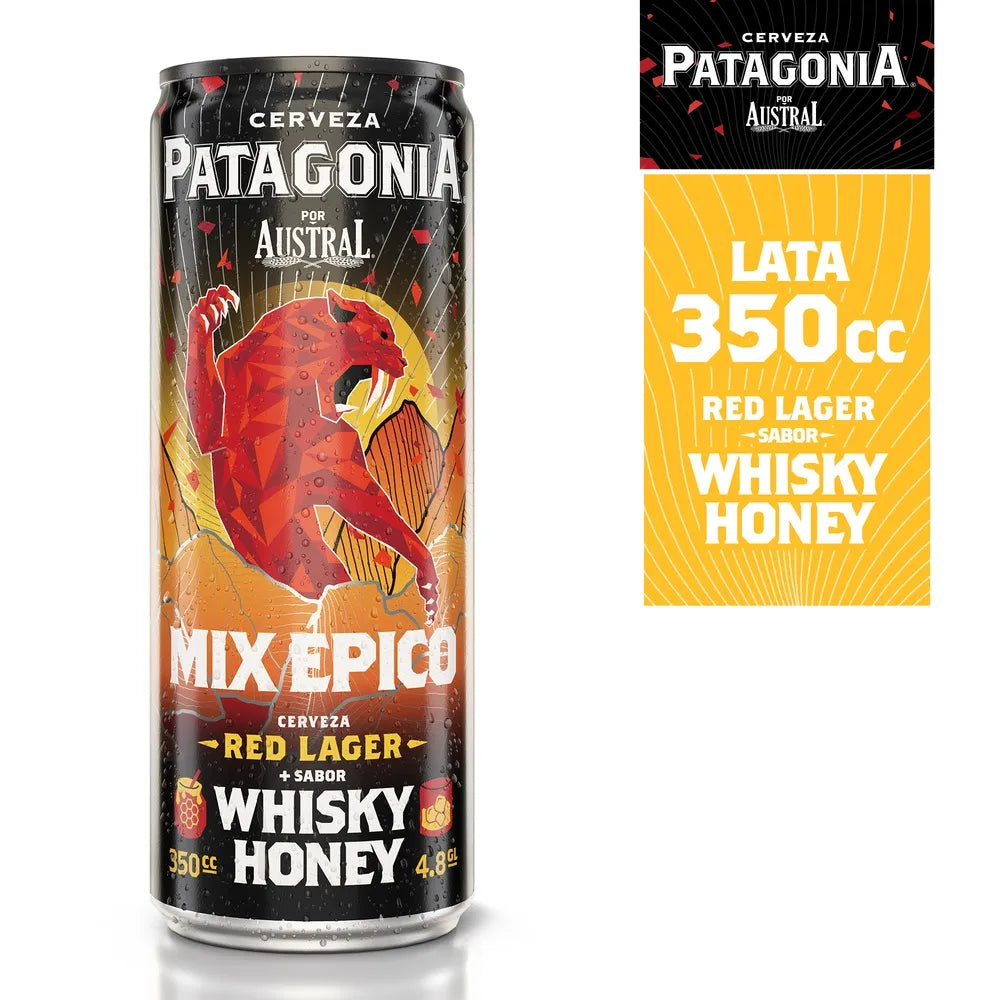 Patagonia Mix Whisky Honey 350ml