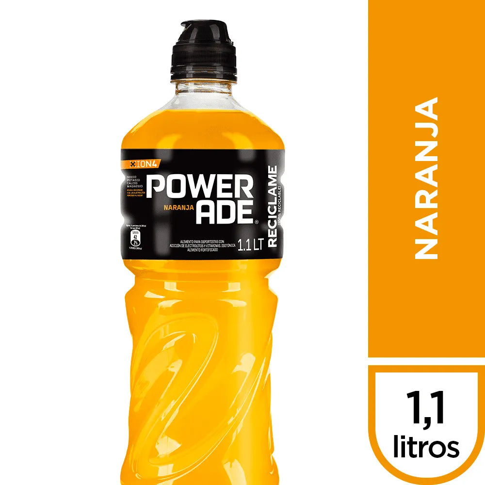 Power Ade Naranja 1.1L