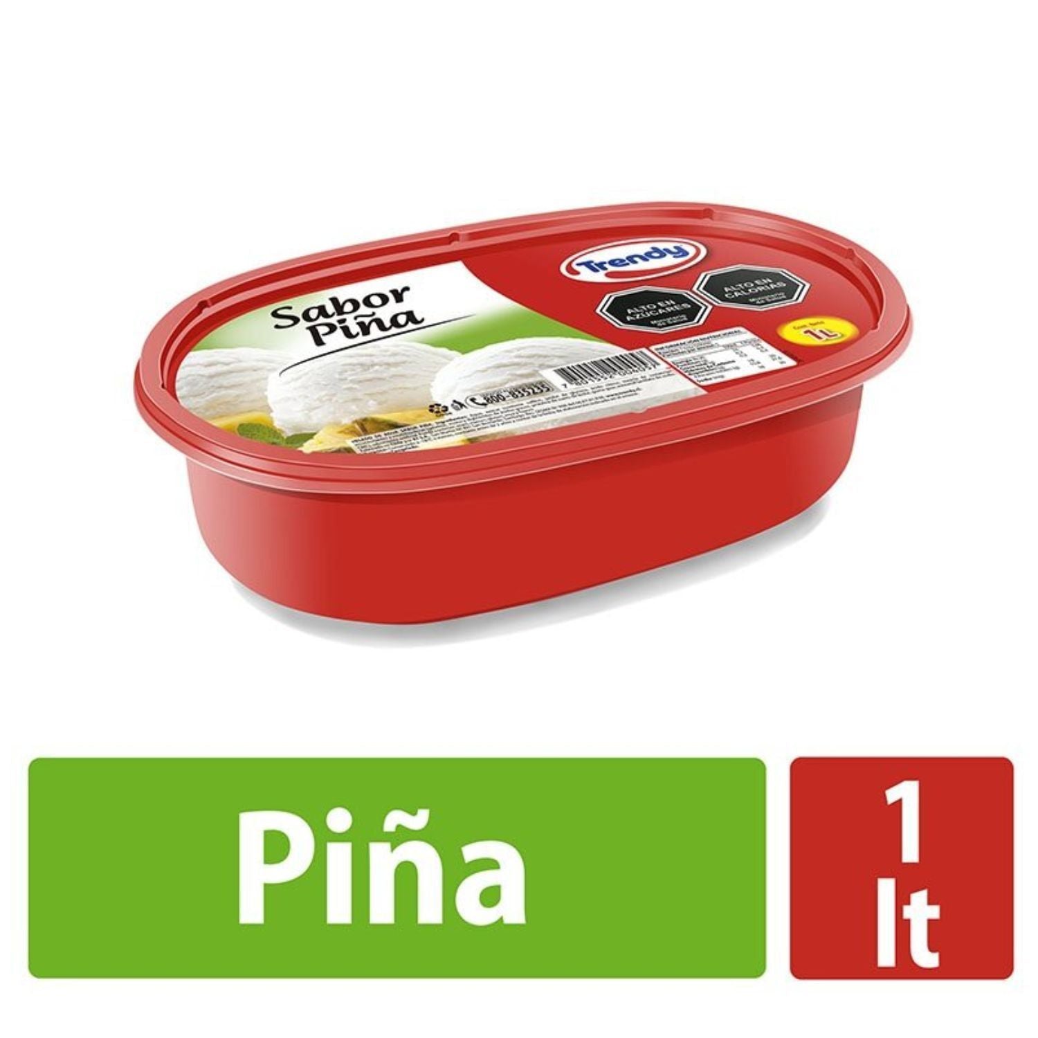 Trendy Cassata Piña 1Lt