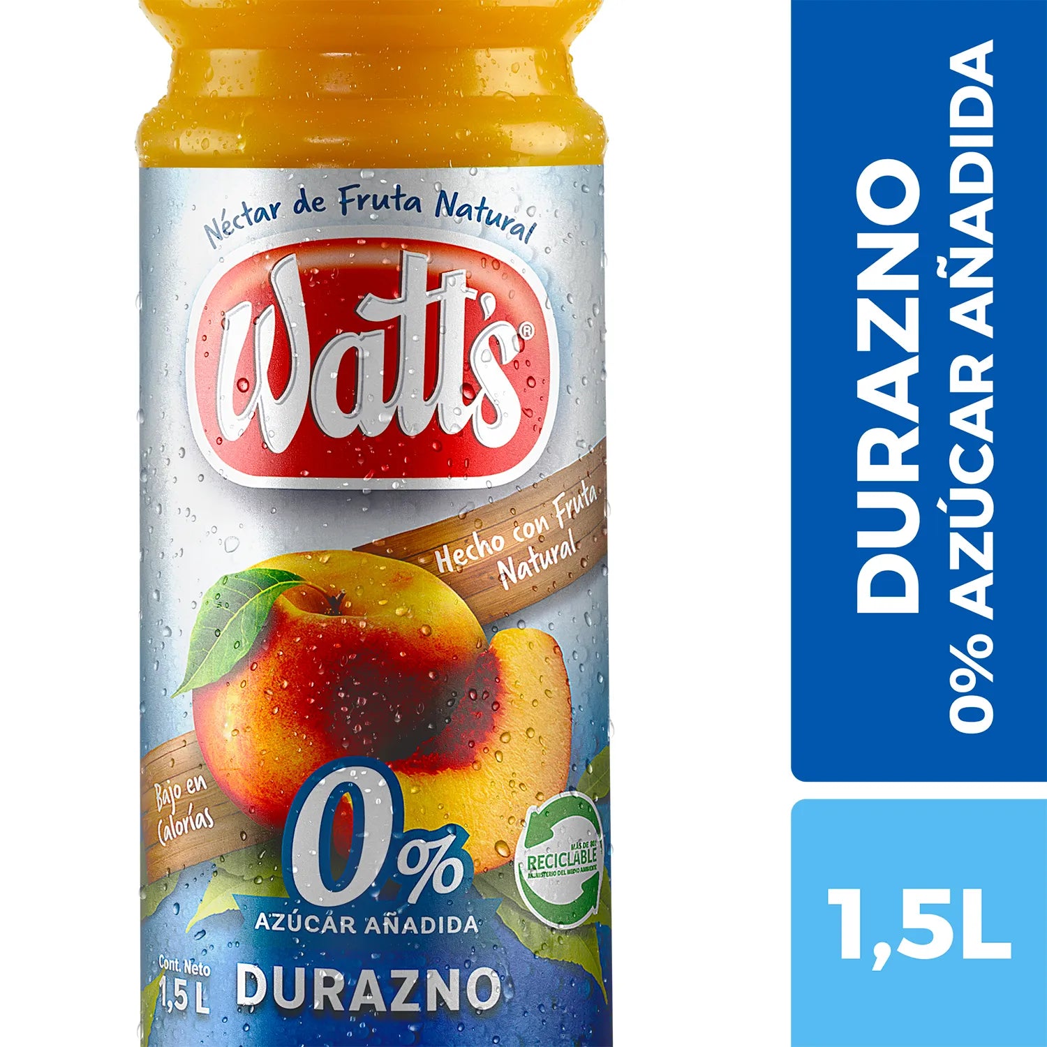 Watt's Durazno Zero 1.5L