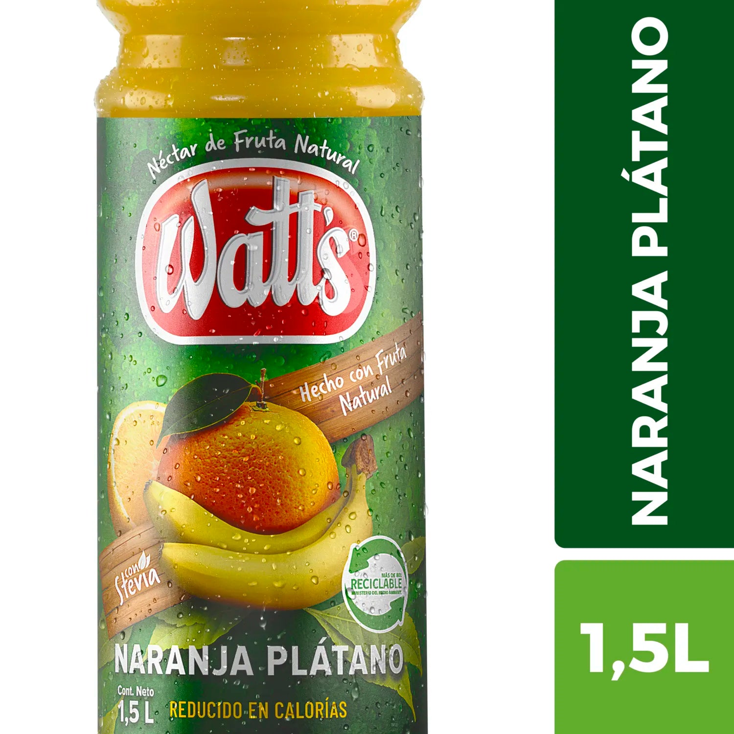 Watt's Naranja Platano 1.5L