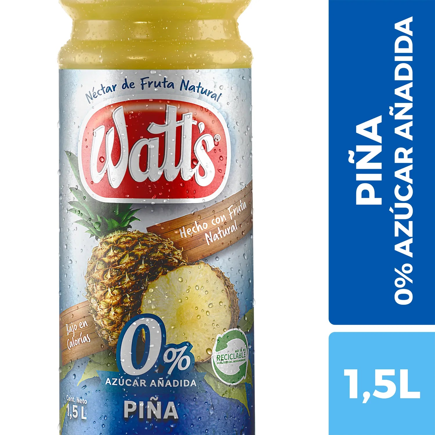 Watt's Piña Zero 1.5L