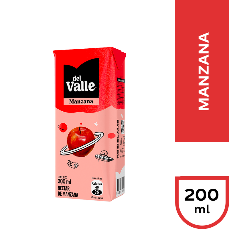 Del Valle Manzana 200ml