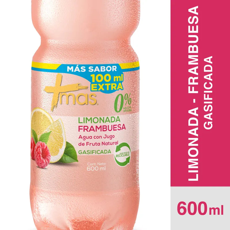Mas Limonada Frambuesa 600ml
