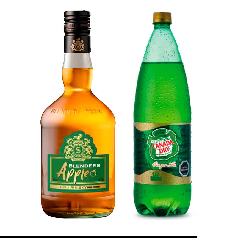 Blender Apple 750ml + Canada Dry Ginger Ale 1.5L