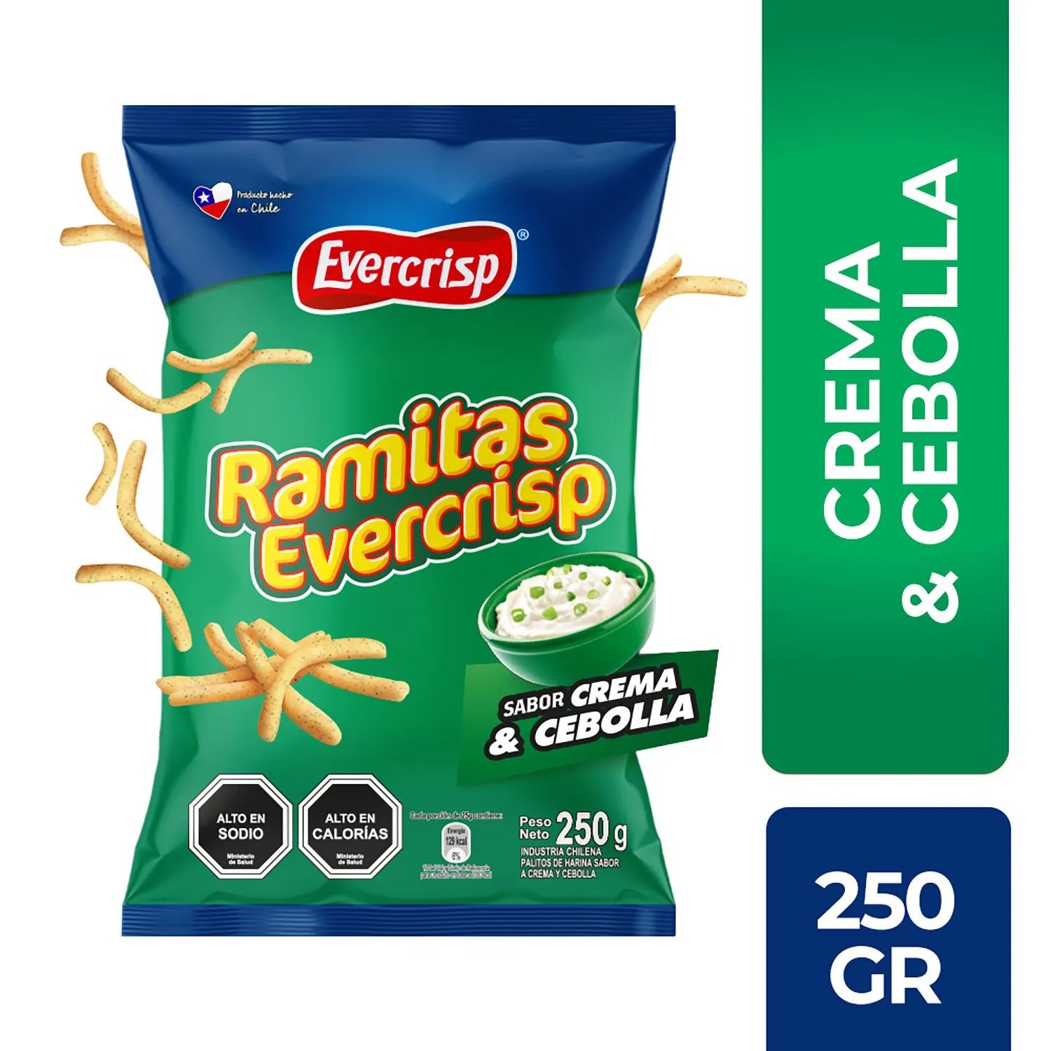 Evercrisp Ramitas Crema Cebolla 250g